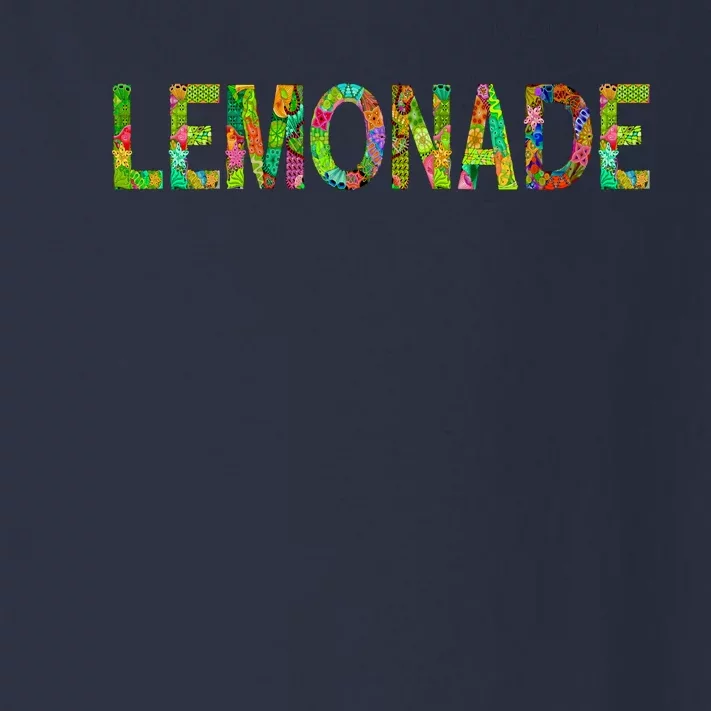 Lemonade Word Art Toddler Long Sleeve Shirt