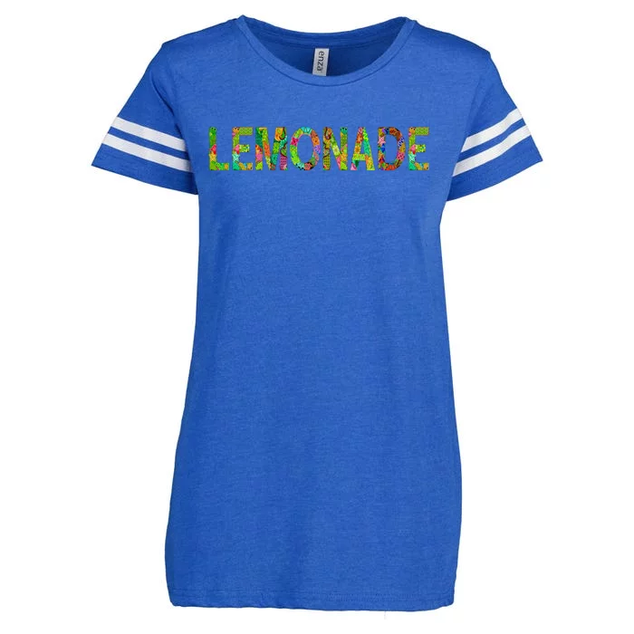 Lemonade Word Art Enza Ladies Jersey Football T-Shirt