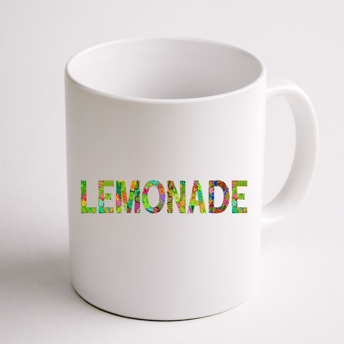 Lemonade Word Art Front & Back Coffee Mug