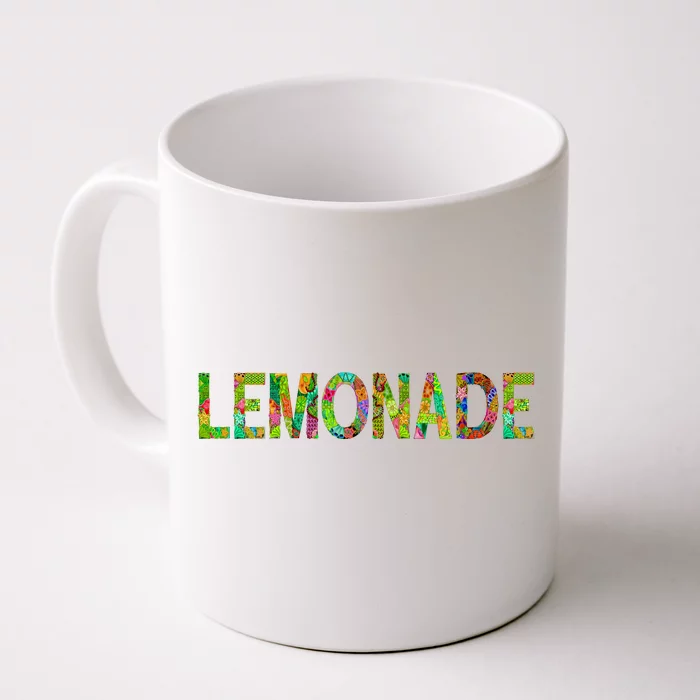 Lemonade Word Art Front & Back Coffee Mug