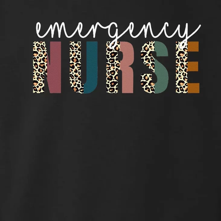 Leopard Emergency Nurse ER Trauma & Emergency Department Toddler Hoodie