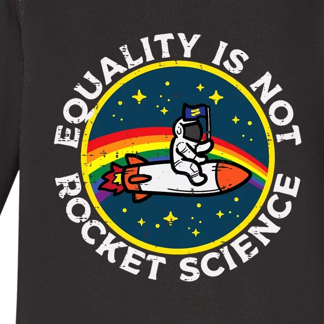 Lgbt Equality Not Rocket Science Pride Ally Baby Long Sleeve Bodysuit