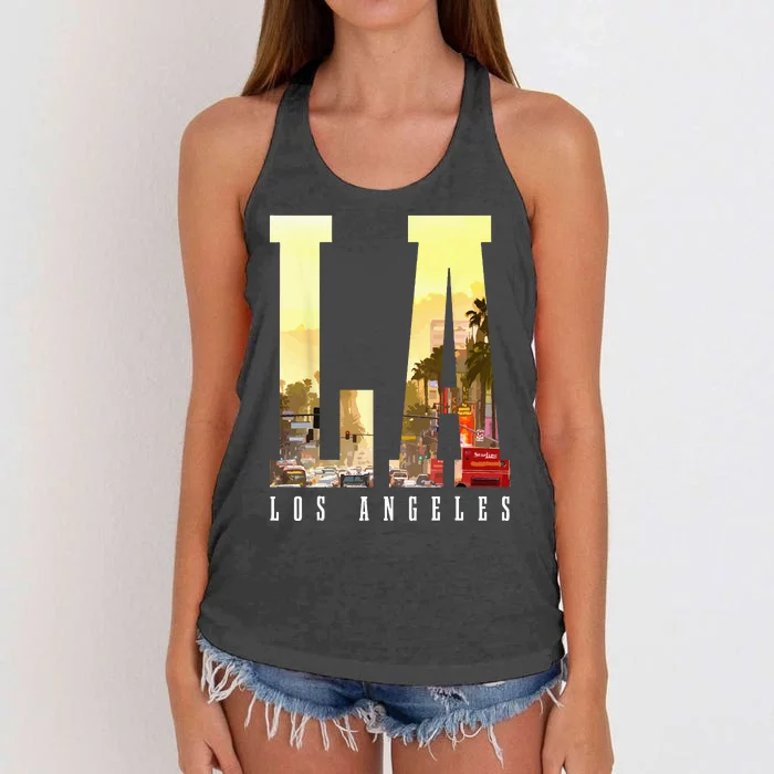 Loteria El Nopal Cactus Tombstone Women's Knotted Racerback Tank