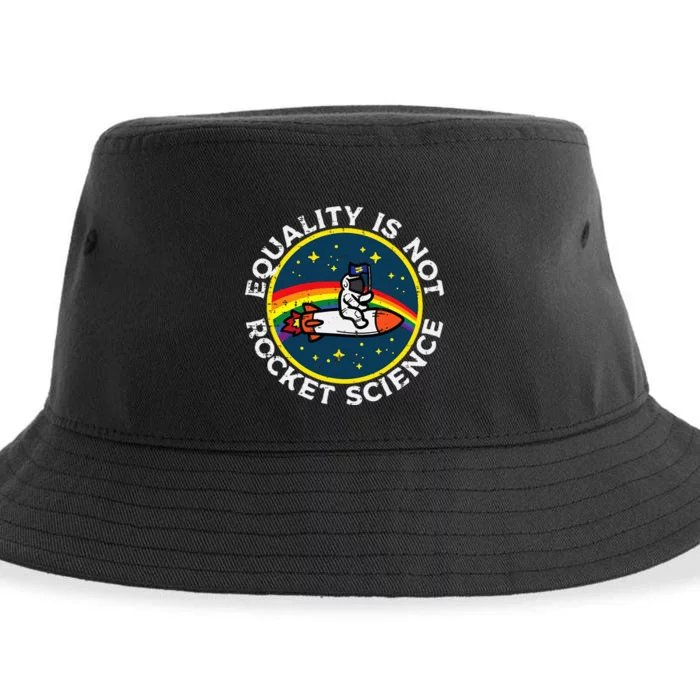 Lgbt Equality Not Rocket Science Pride Ally Sustainable Bucket Hat