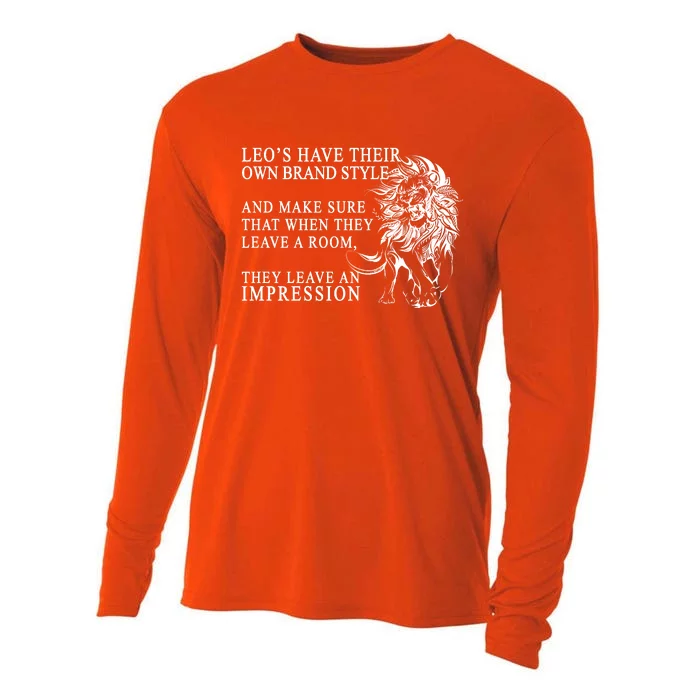 Leo Brand Of Style Zodiac Cooling Performance Long Sleeve Crew