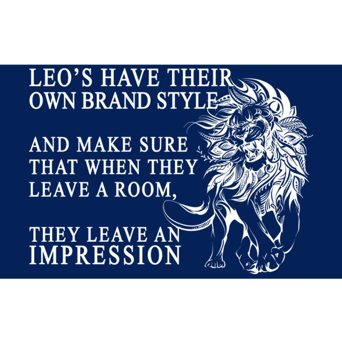 Leo Brand Of Style Zodiac Bumper Sticker