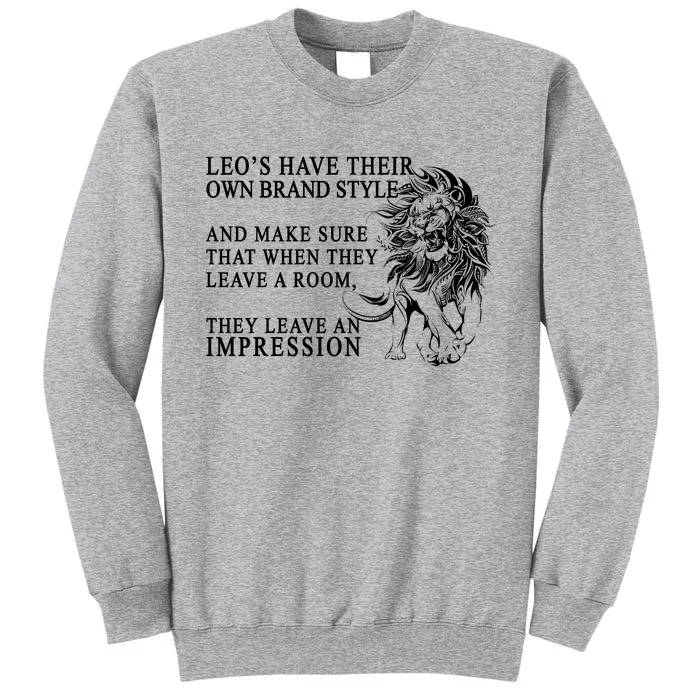 Leo Brand Of Style Zodiac Tall Sweatshirt