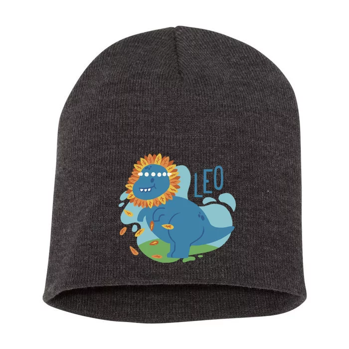 Leo Dinosaur Short Acrylic Beanie