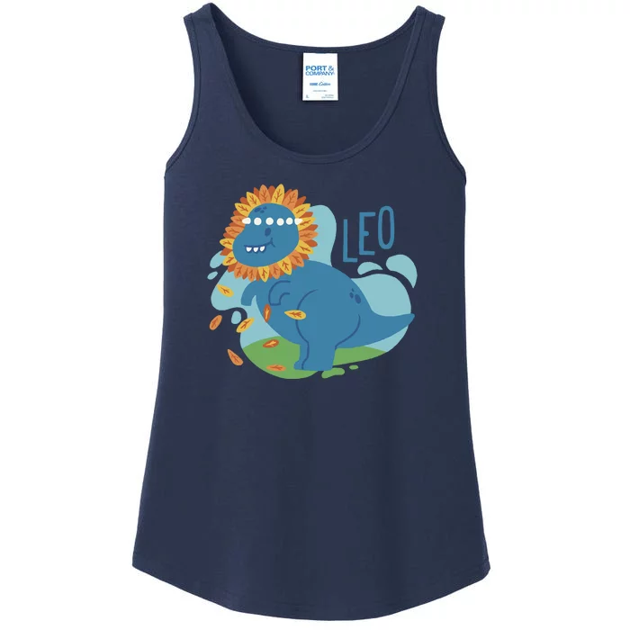 Leo Dinosaur Ladies Essential Tank