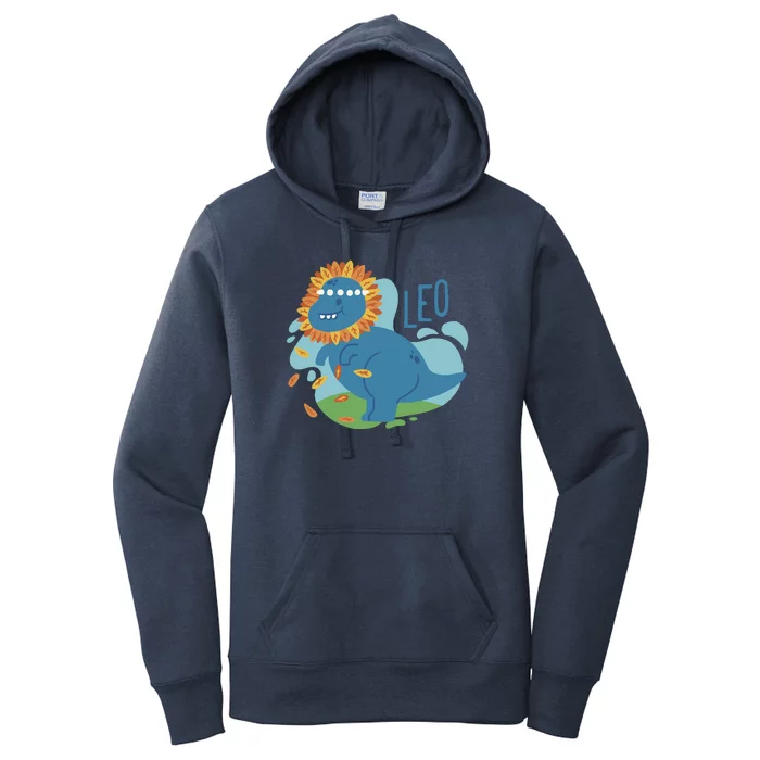 Leo Dinosaur Women's Pullover Hoodie