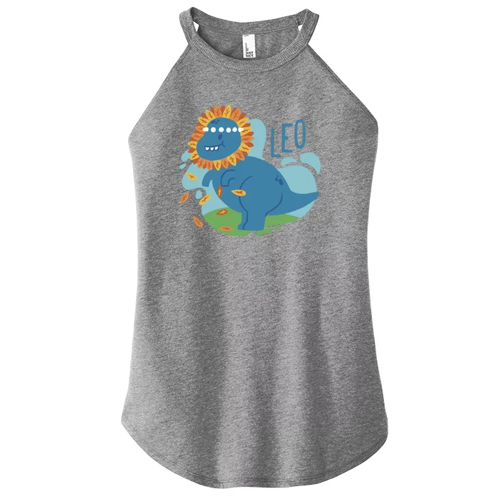 Leo Dinosaur Women’s Perfect Tri Rocker Tank