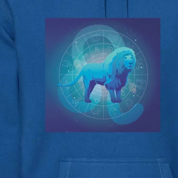 Leo Lion Zodiac Sign Premium Hoodie