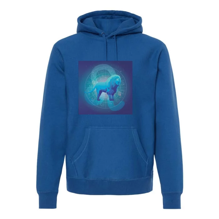 Leo Lion Zodiac Sign Premium Hoodie