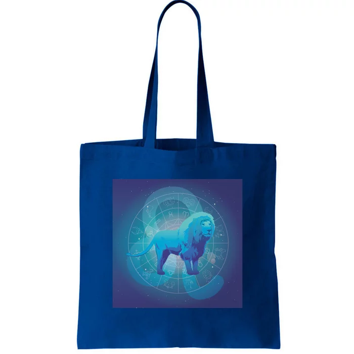 Leo Lion Zodiac Sign Tote Bag