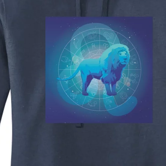 Leo Lion Zodiac Sign Women's Pullover Hoodie