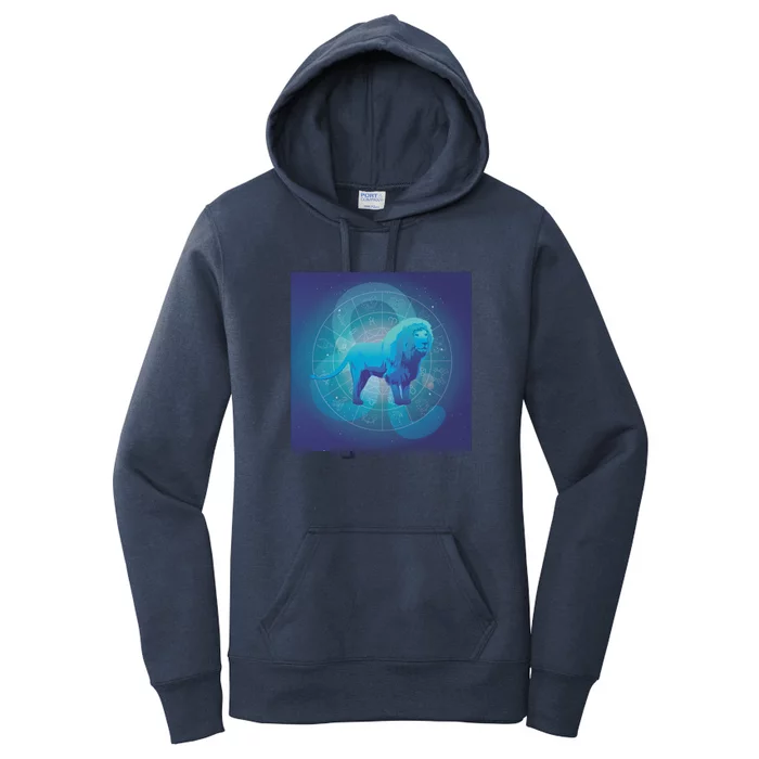 Leo Lion Zodiac Sign Women's Pullover Hoodie