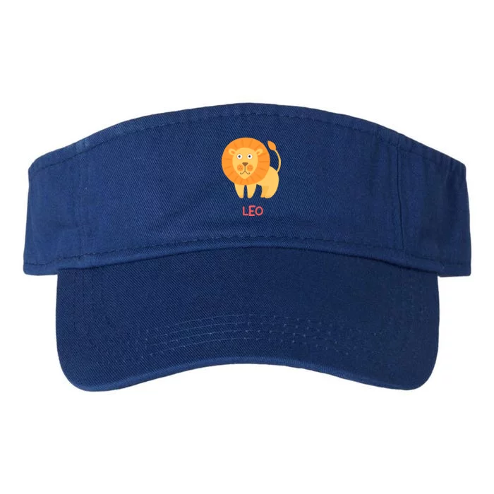 Leo Lion Zodiac sign Cute Valucap Bio-Washed Visor