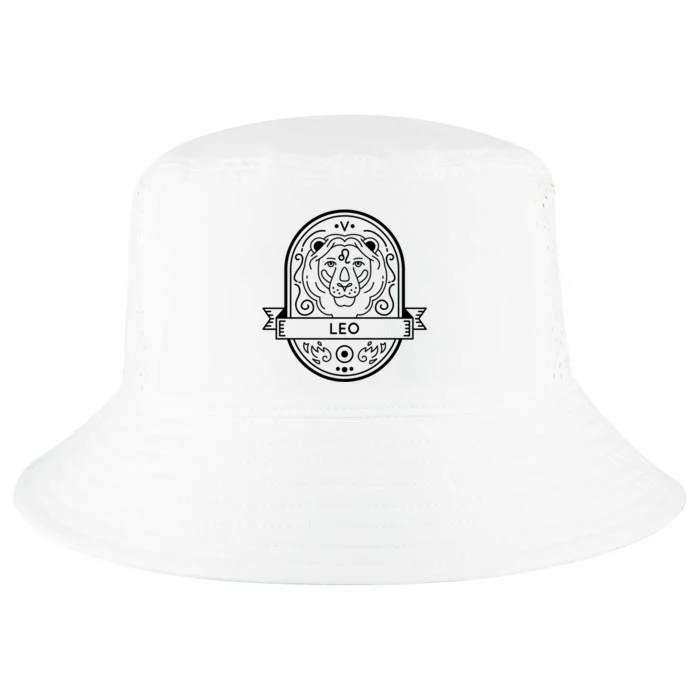 Leo Zodiac Symbol Design Cool Comfort Performance Bucket Hat