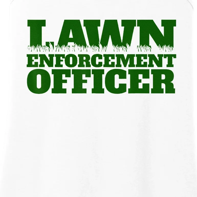 Lawn Enforcement Officer Ladies Essential Tank