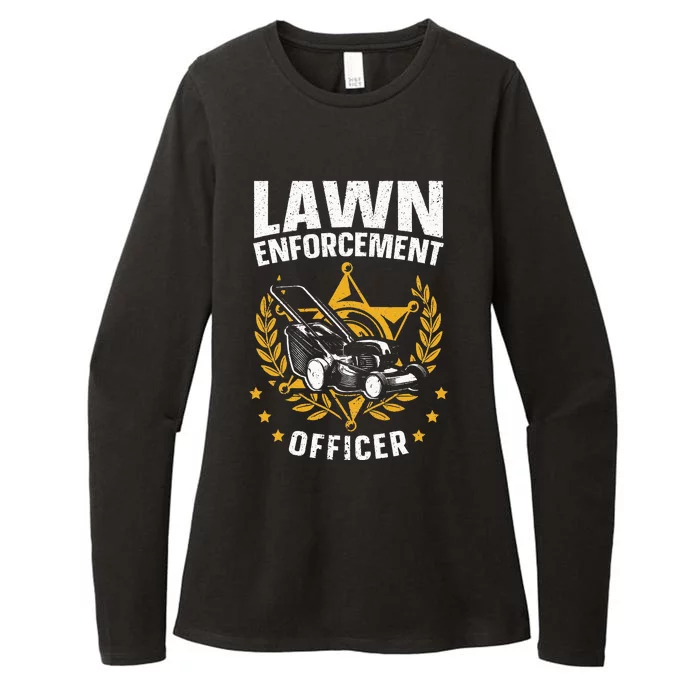 Lawn Enforcement Officer for a Lawn Care Lawn Mowing Fan Womens CVC Long Sleeve Shirt