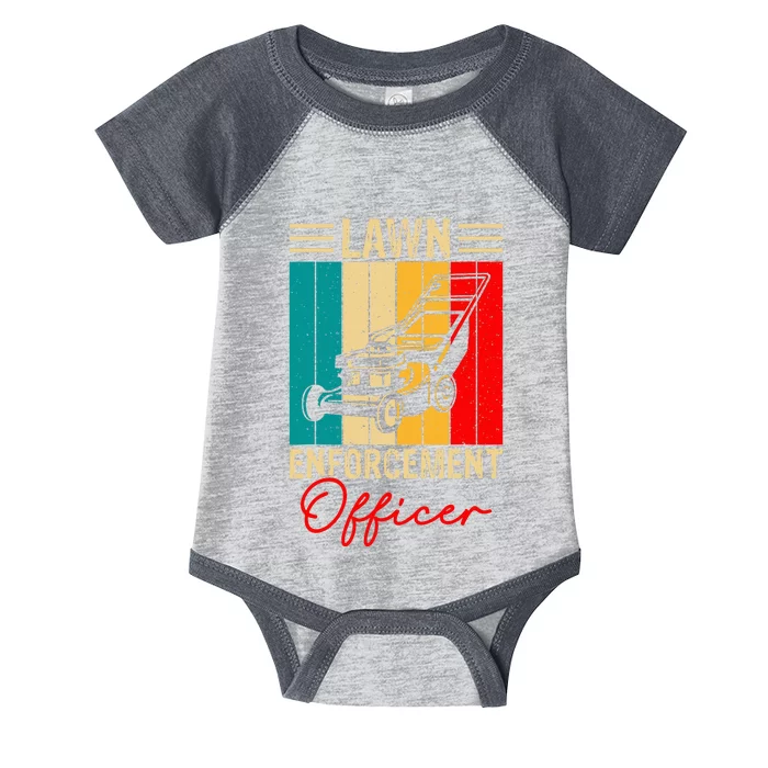 Lawn Enforcement Officer Infant Baby Jersey Bodysuit