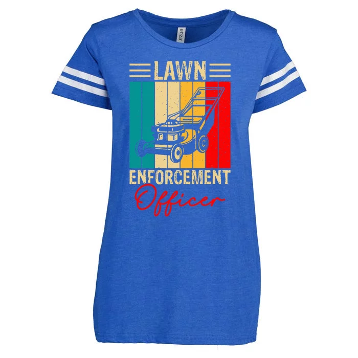 Lawn Enforcement Officer Enza Ladies Jersey Football T-Shirt