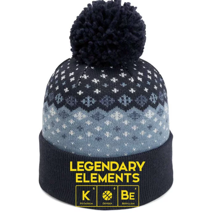 Legendary Elements Of Basketball Periodic Table Fun The Baniff Cuffed Pom Beanie