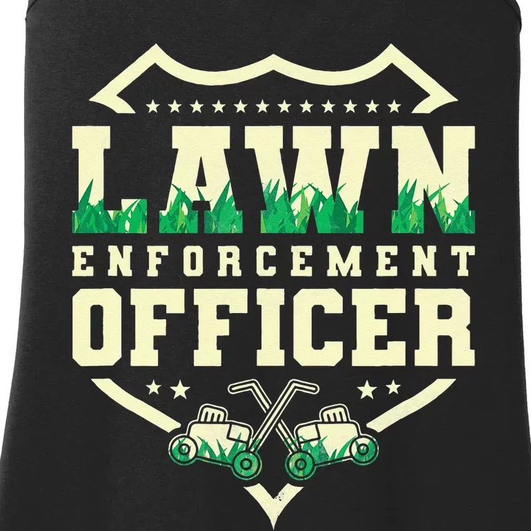 Lawn Enforcement Officer Lawn Care Ladies Essential Tank