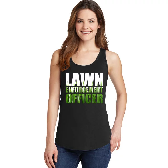 Lawn Enforcement Officer Grass Cutting Mowing Landscape Gift Ladies Essential Tank