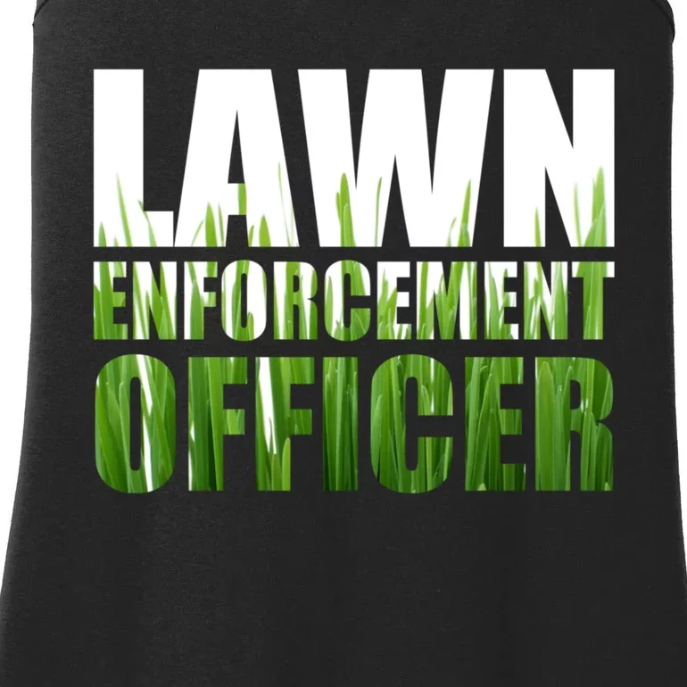 Lawn Enforcement Officer Grass Cutting Mowing Landscape Gift Ladies Essential Tank