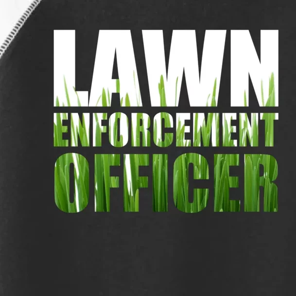 Lawn Enforcement Officer Grass Cutting Mowing Landscape Gift Toddler Fine Jersey T-Shirt