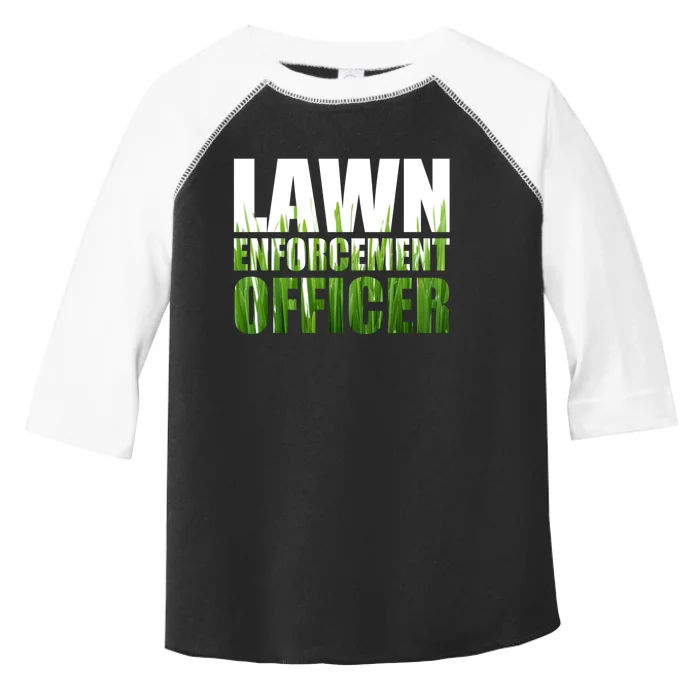 Lawn Enforcement Officer Grass Cutting Mowing Landscape Gift Toddler Fine Jersey T-Shirt