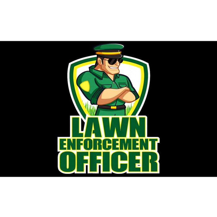 Lawn Enforcement Officer Grass Mowing Dad Fathers Day Gift Bumper Sticker