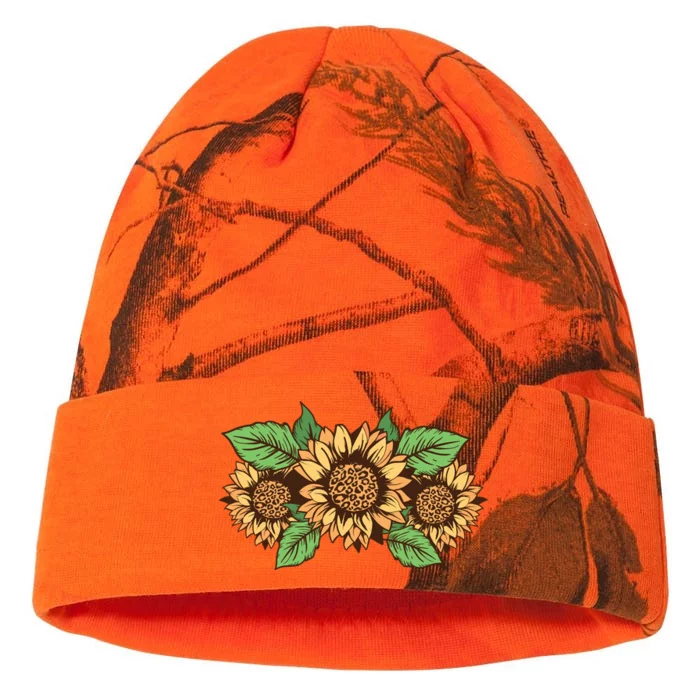 Leopard Flowers Kati - 12in Camo Beanie