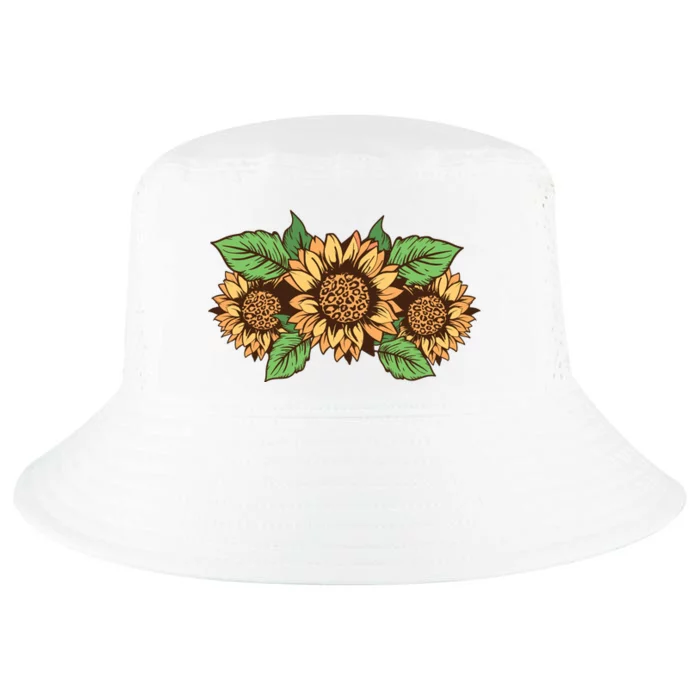 Leopard Flowers Cool Comfort Performance Bucket Hat