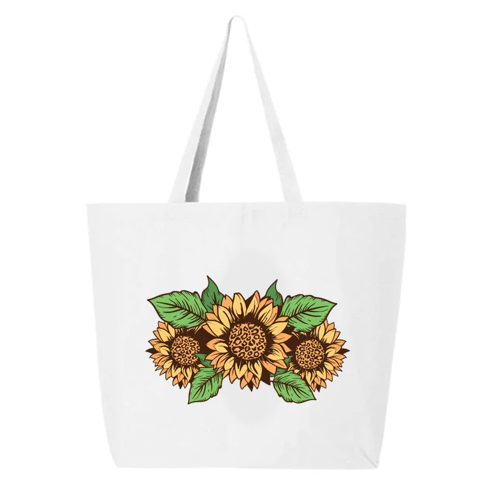 Leopard Flowers 25L Jumbo Tote