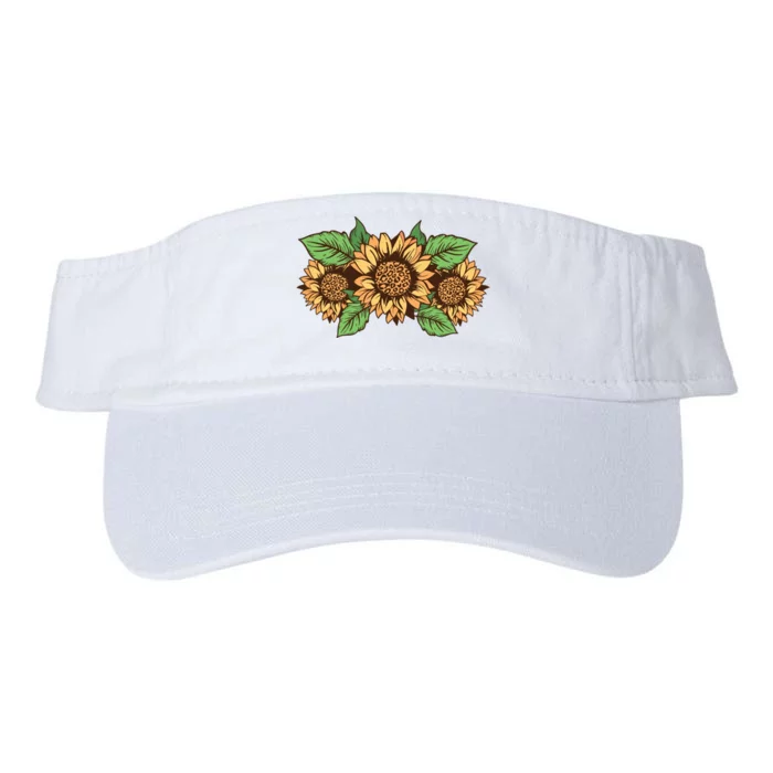 Leopard Flowers Valucap Bio-Washed Visor