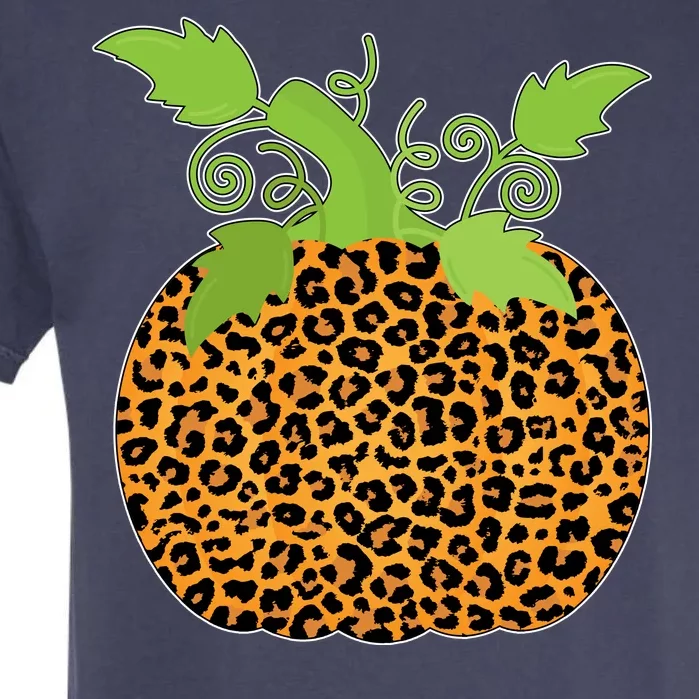 Leopard Print Pumpkin Garment-Dyed Heavyweight T-Shirt