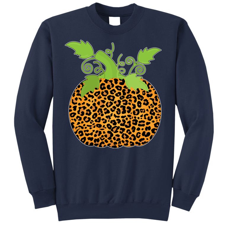 Leopard Print Pumpkin Sweatshirt