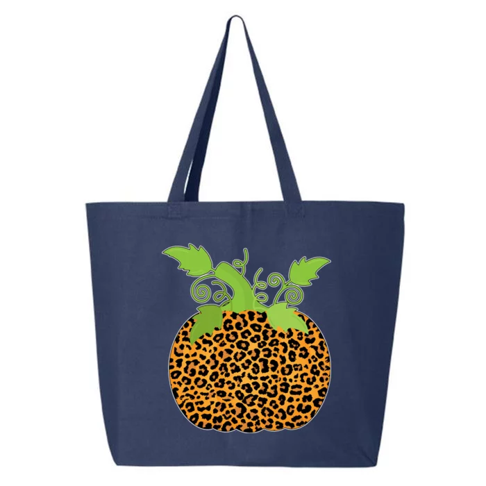 Leopard Print Pumpkin 25L Jumbo Tote