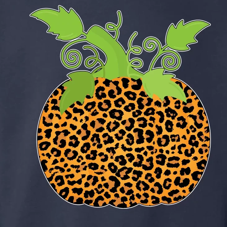 Leopard Print Pumpkin Toddler Hoodie