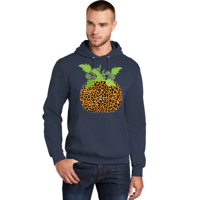 Leopard Print Pumpkin Tall Hoodie