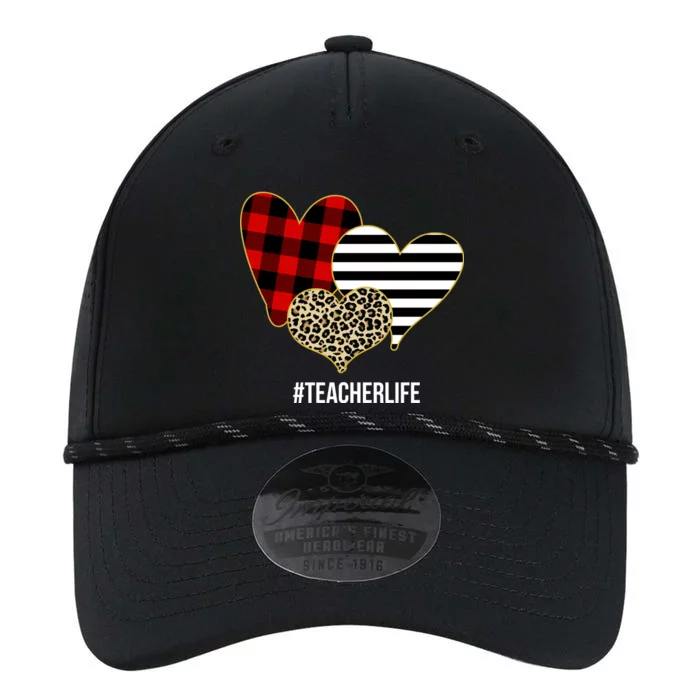 Leopard Red Plaid Striped Hearts Teacher Life Valentines Day Performance The Dyno Cap