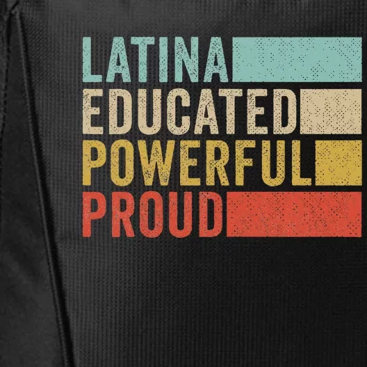 Latina Educated Powerful Proud City Backpack