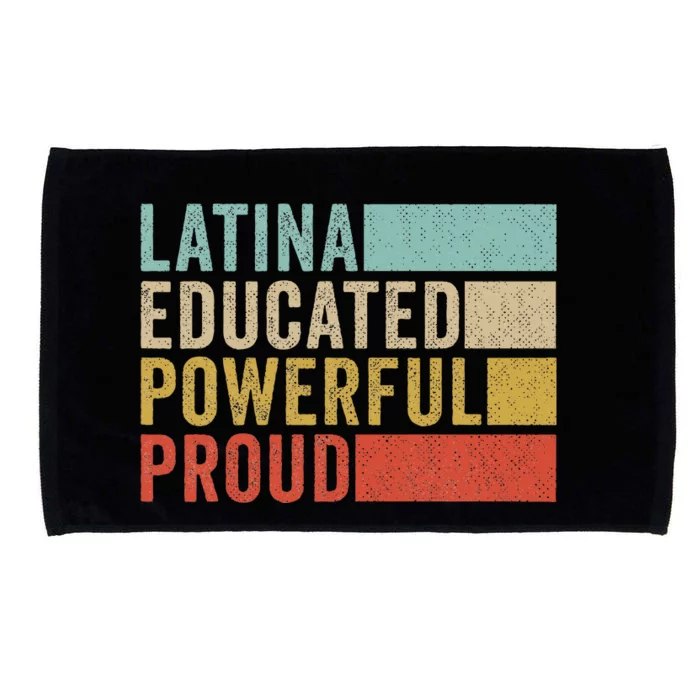 Latina Educated Powerful Proud Microfiber Hand Towel