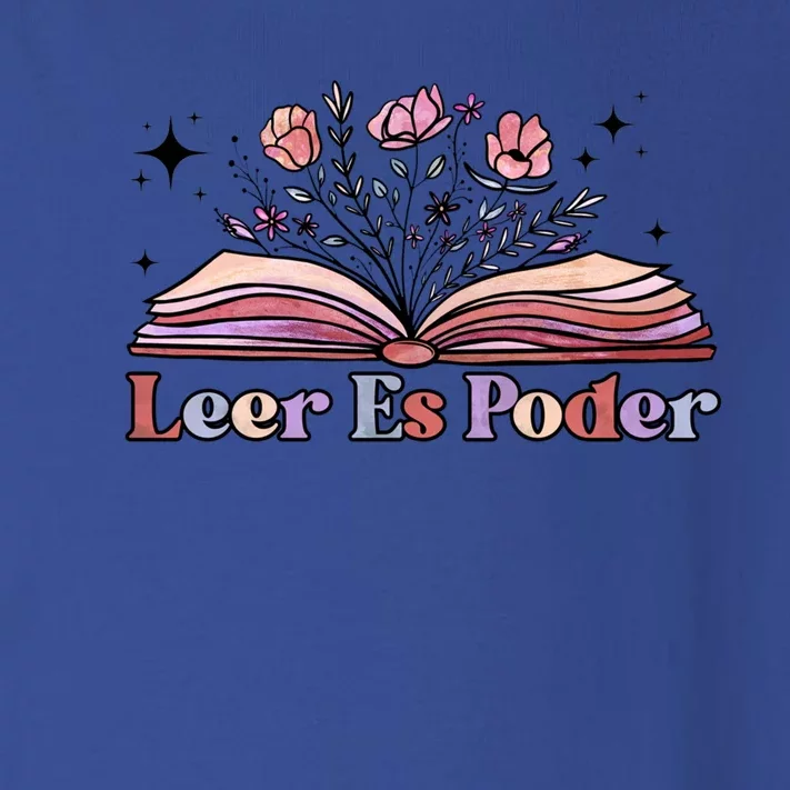 Leer Es Poder Spanish Teacher Bilingual Maestra Wildflowers Gift Toddler Long Sleeve Shirt