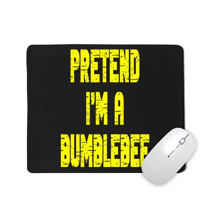 Lazy Easy Pretend A Bumblebee Party Halloween Costume Simple Mousepad