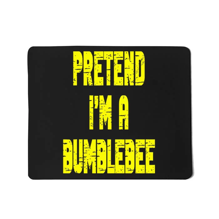 Lazy Easy Pretend A Bumblebee Party Halloween Costume Simple Mousepad