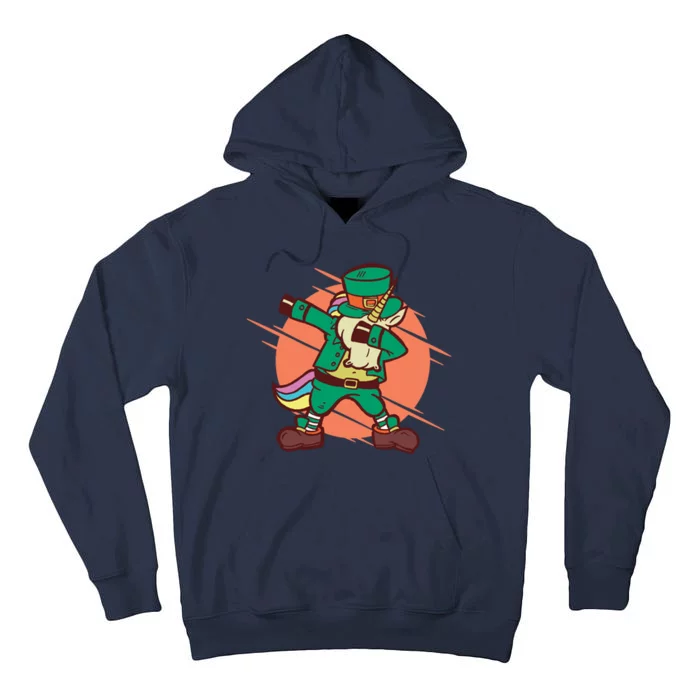 Leprechaun Dabbing Unicorn Tall Hoodie