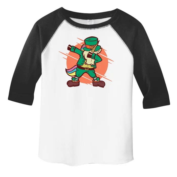 Leprechaun Dabbing Unicorn Toddler Fine Jersey T-Shirt